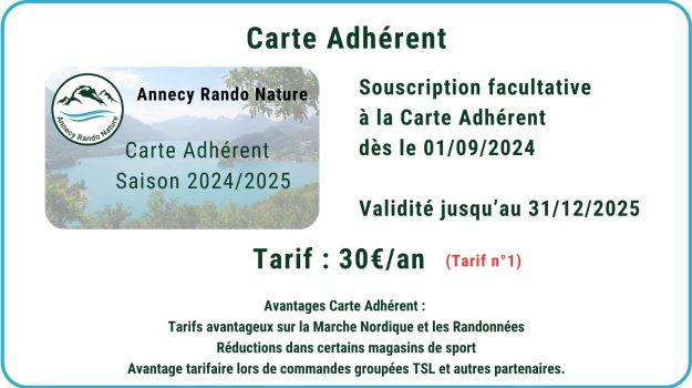 Carte Adhérent 2024-2